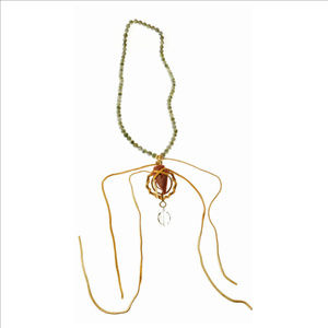 NWT Jasper Arrowhead with Labradorite Stone Neckla